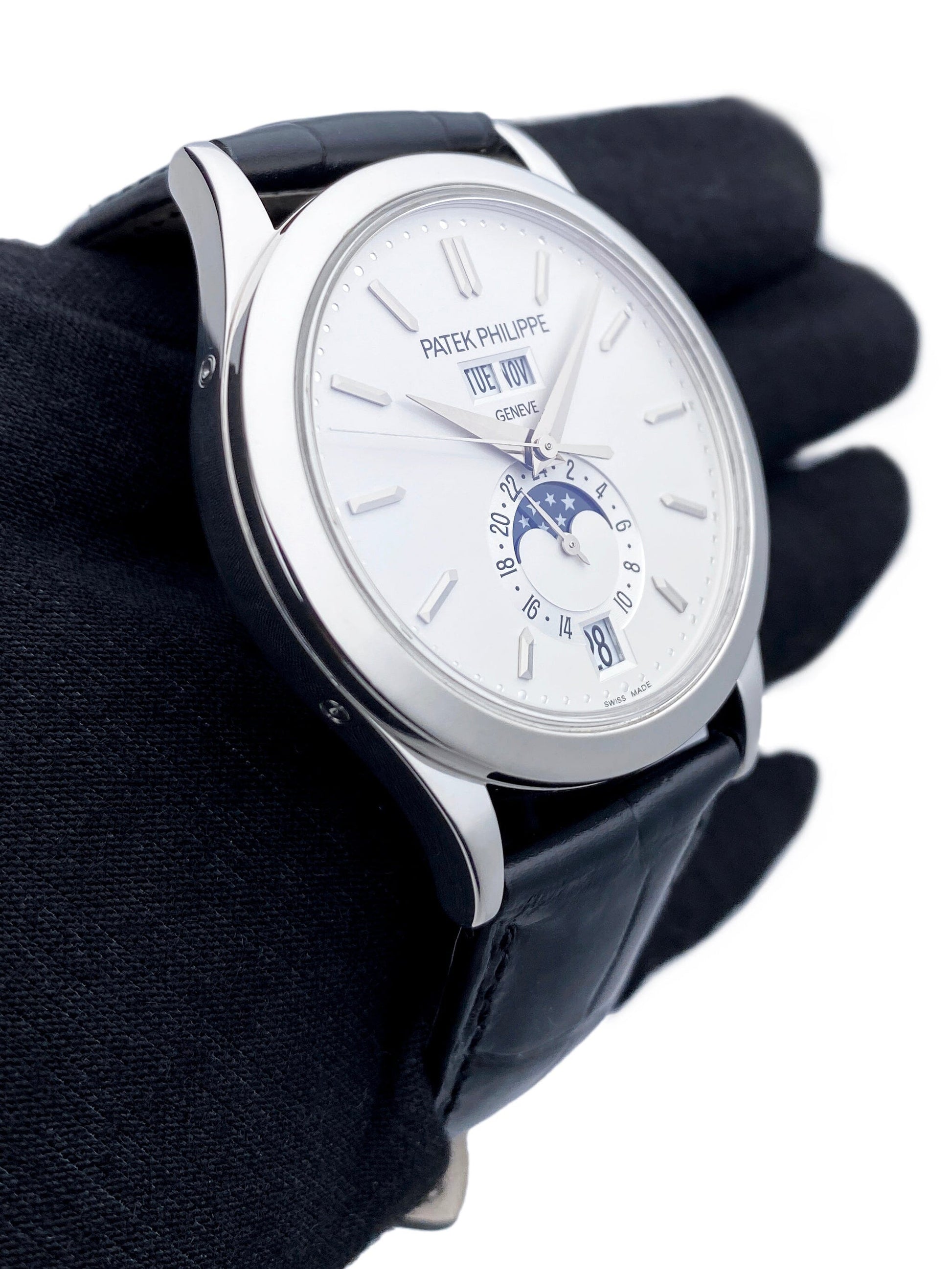 Patek Philippe Complications 5396G-011 Silver Dial Mens Watch Box Papers - Watches