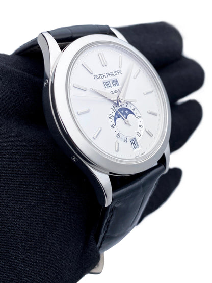 Patek Philippe Complications 5396G-011 Silver Dial Mens Watch Box Papers - Watches