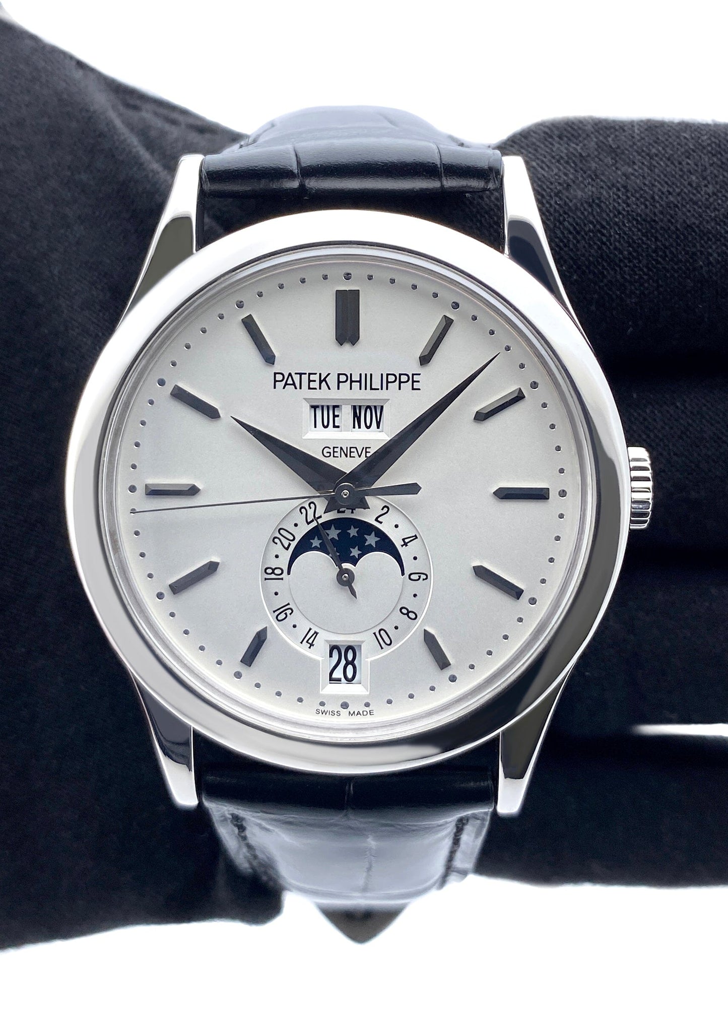 Patek Philippe Complications 5396G-011 Silver Dial Mens Watch Box Papers - Watches