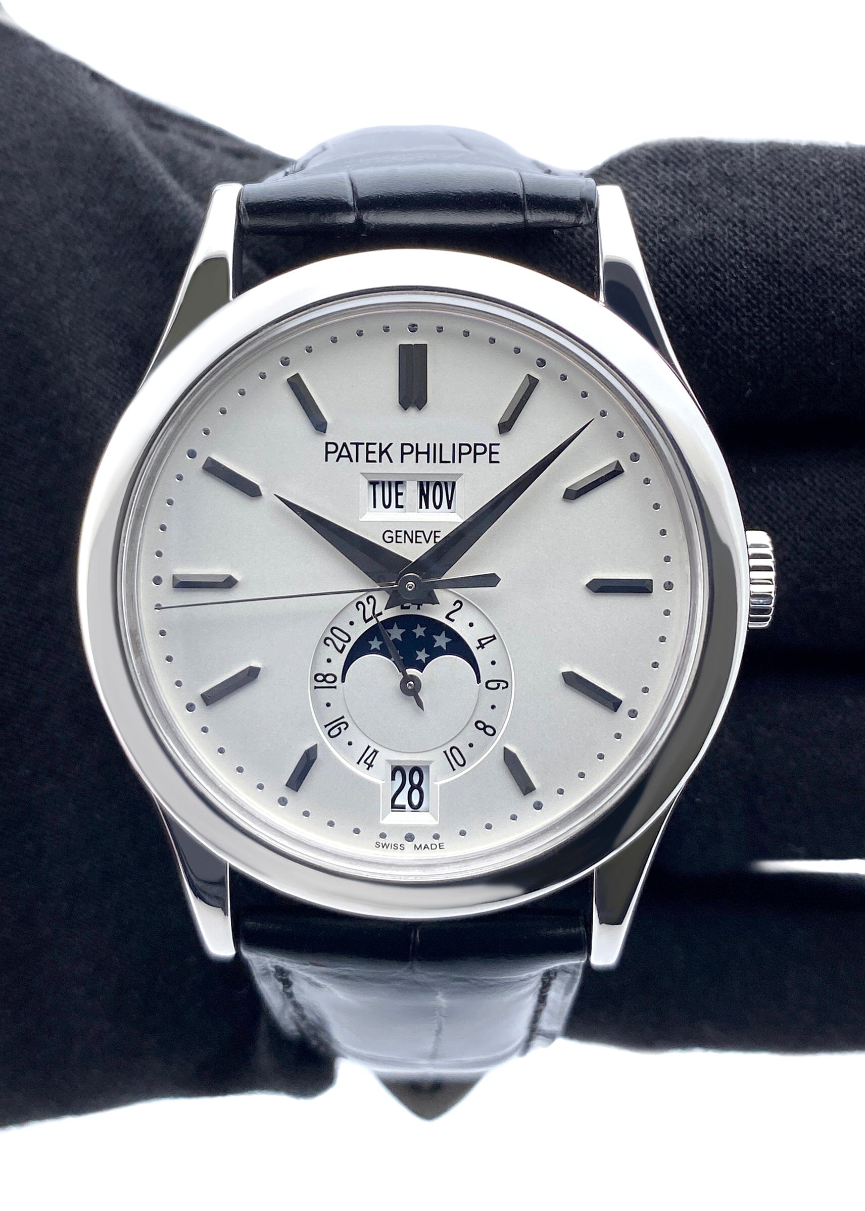 Patek Philippe Complications 5396G-011 Silver Dial Mens Watch Box Papers - Watches