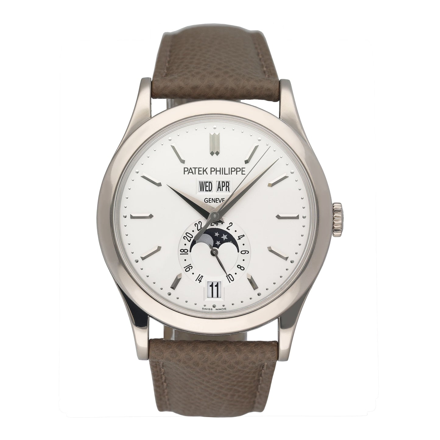 Patek Philippe Complications 5396G-011 Silver Dial Mens Watch Box Papers - Watches