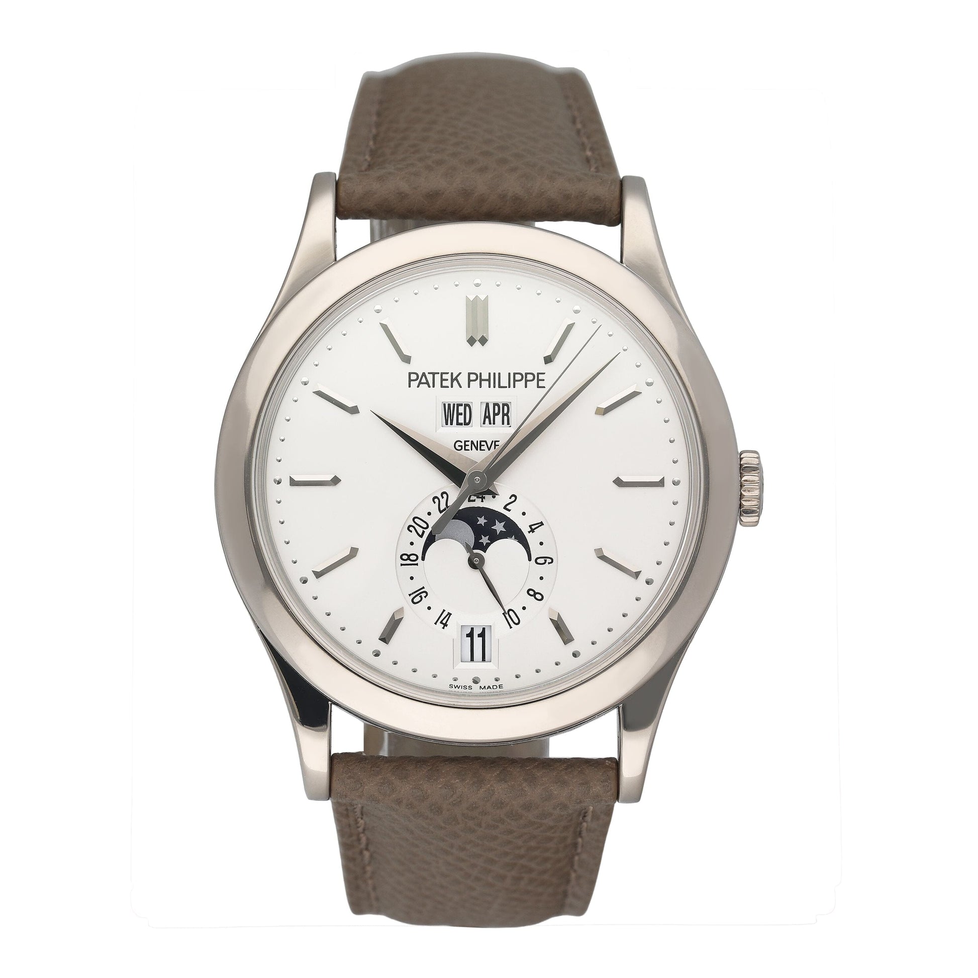 Patek Philippe Complications 5396G-011 Silver Dial Mens Watch Box Papers - Watches