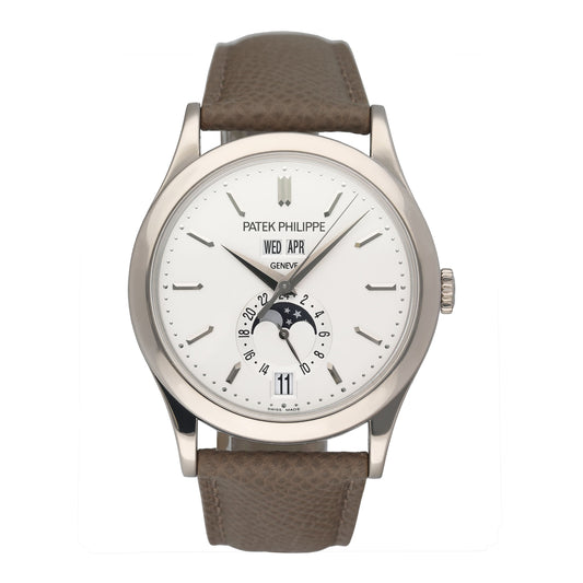 Patek Philippe Complications 5396G-011 Silver Dial Mens Watch Box Papers