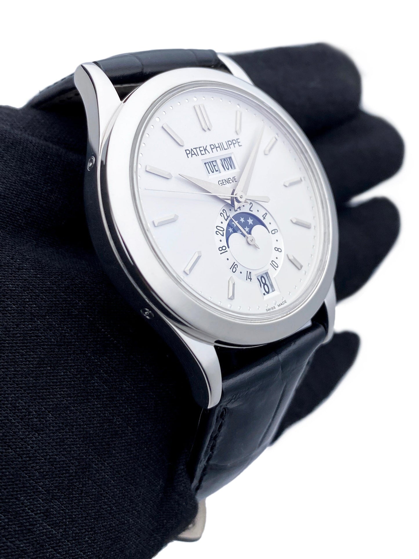 Patek Philippe Complications 5396G-011 Silver Dial Mens Watch Box Papers - Watches