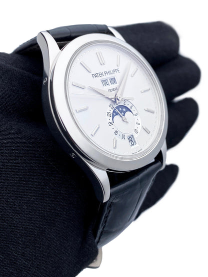 Patek Philippe Complications 5396G-011 Silver Dial Mens Watch Box Papers - Watches
