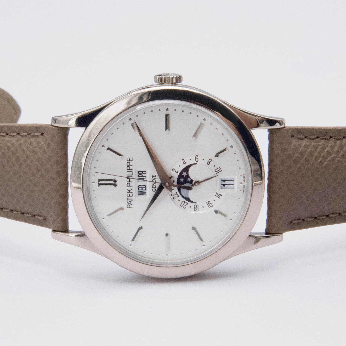 Patek Philippe Complications 5396G-011 Silver Dial Mens Watch Box Papers - Watches
