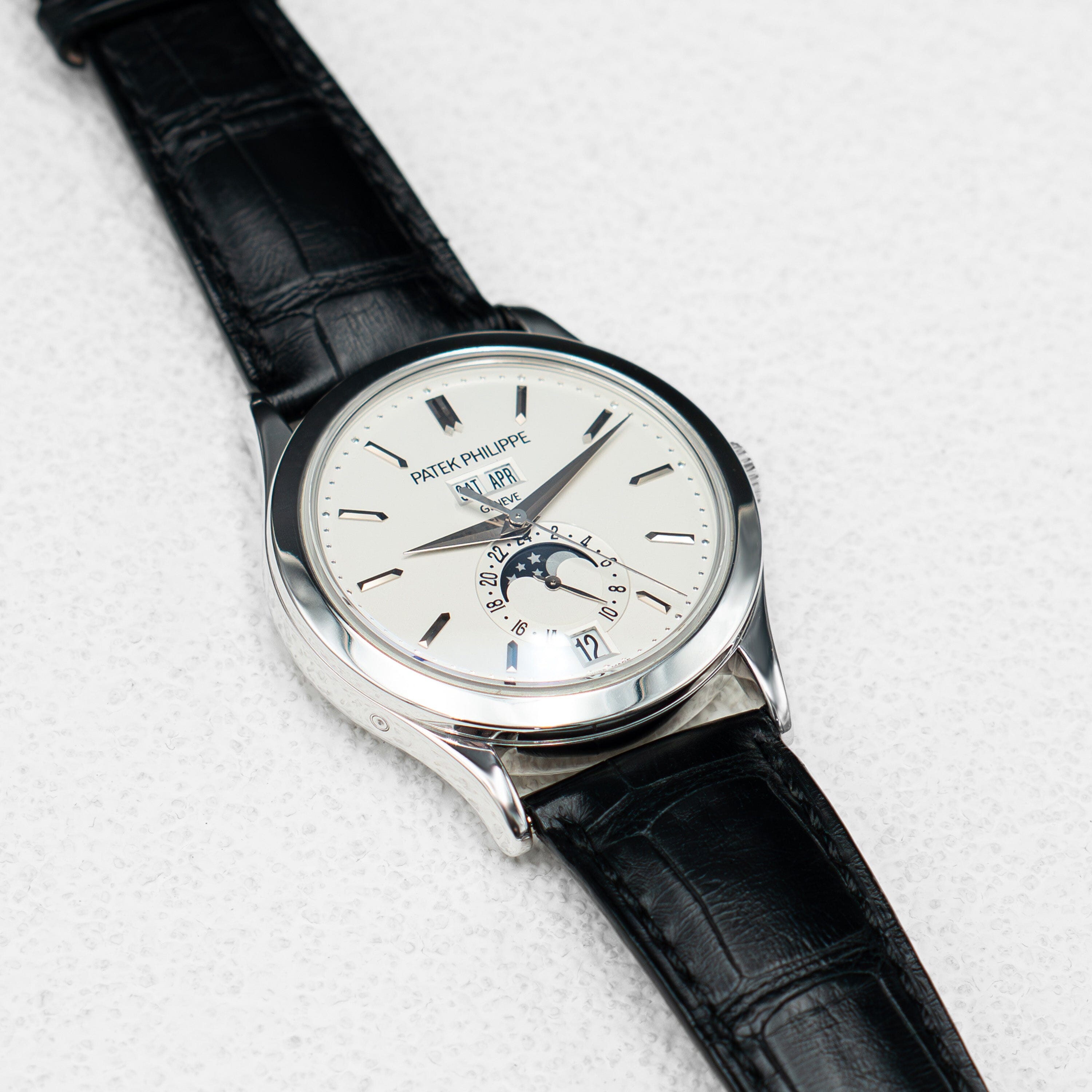 純銀盃　167g Annual Calendar Moonphase 5396 SS ZF 1:1 Best Edition White