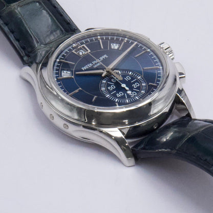 Patek Philippe Complications 5905P Blue Dial Mens Watch Box Papers - Watches