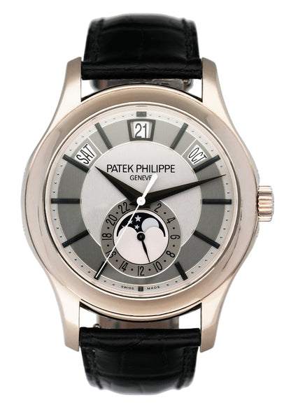 Patek Philippe Complications Annual Calendar 5205G Gray Dial Mens Watch Box Papers - Watches