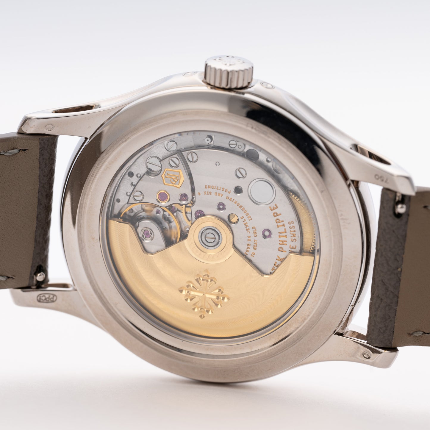 Patek Philippe Complications Annual Calendar 5205G Gray Dial Mens Watch Box Papers - Watches