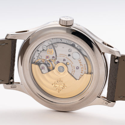 Patek Philippe Complications Annual Calendar 5205G Gray Dial Mens Watch Box Papers - Watches