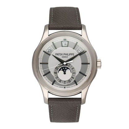 Patek Philippe Complications Annual Calendar 5205G Gray Dial Mens Watch Box Papers - Watches
