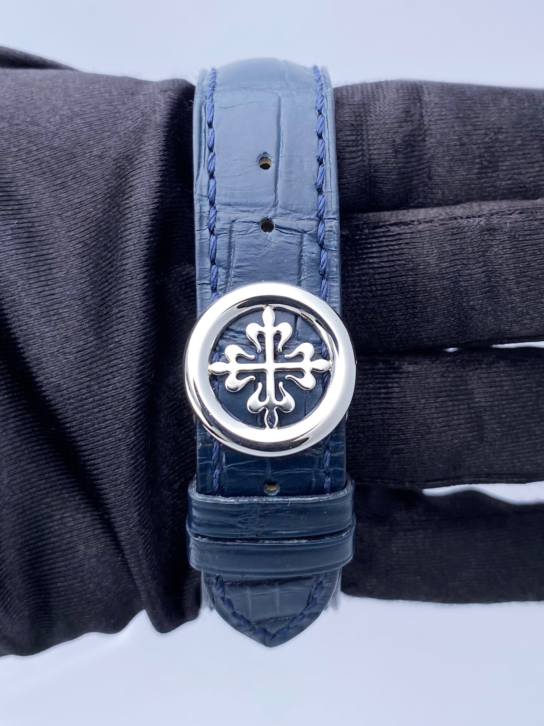 Patek Philippe Complications Annual Calendar 5960P Blue Dial Box Papers - Watches