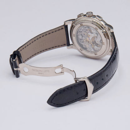 Patek Philippe Complications Chronograph 5070G Silver Dial Mens Watch Box Papers - Watches