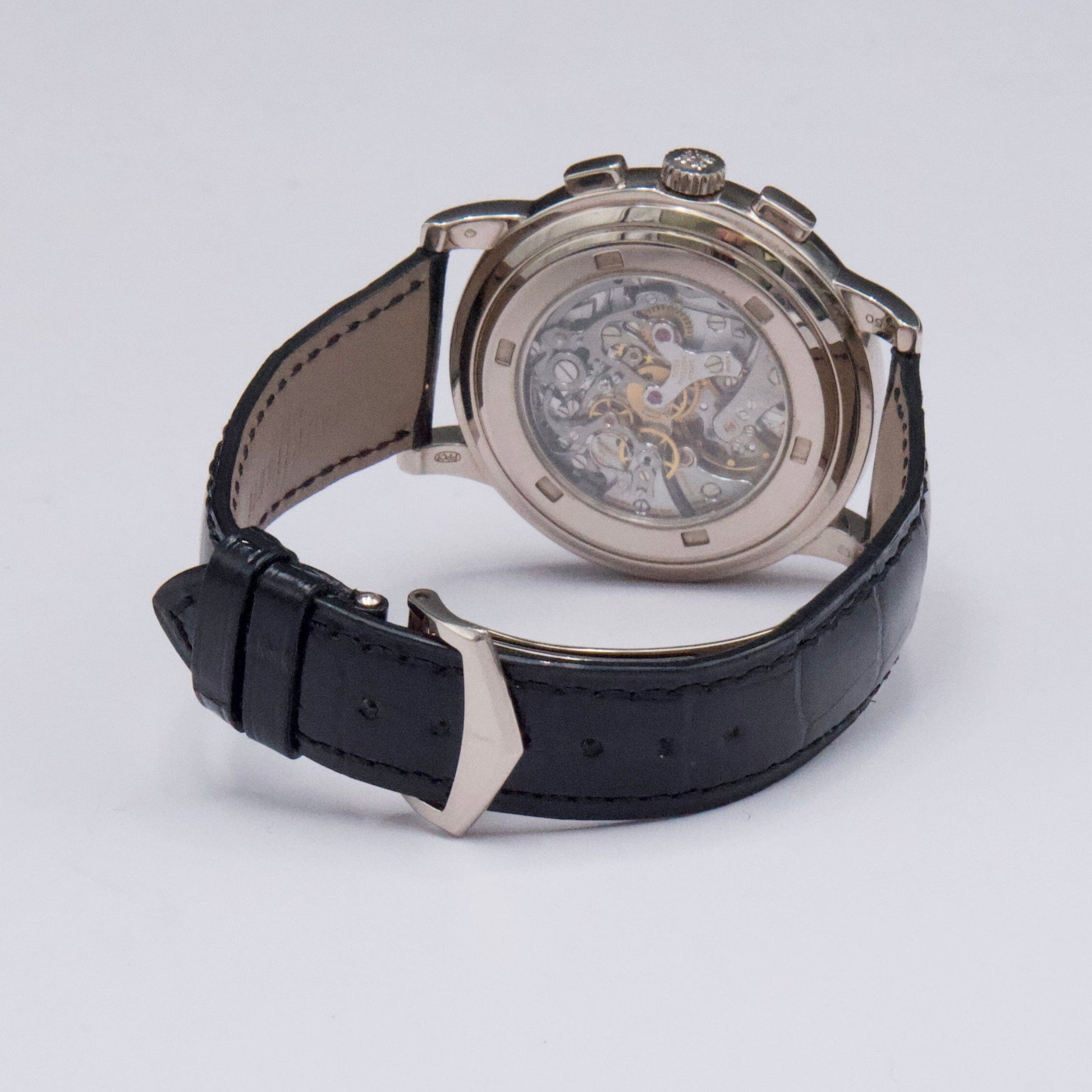 Patek Philippe Complications Chronograph 5070G Silver Dial Mens Watch Box Papers - Watches
