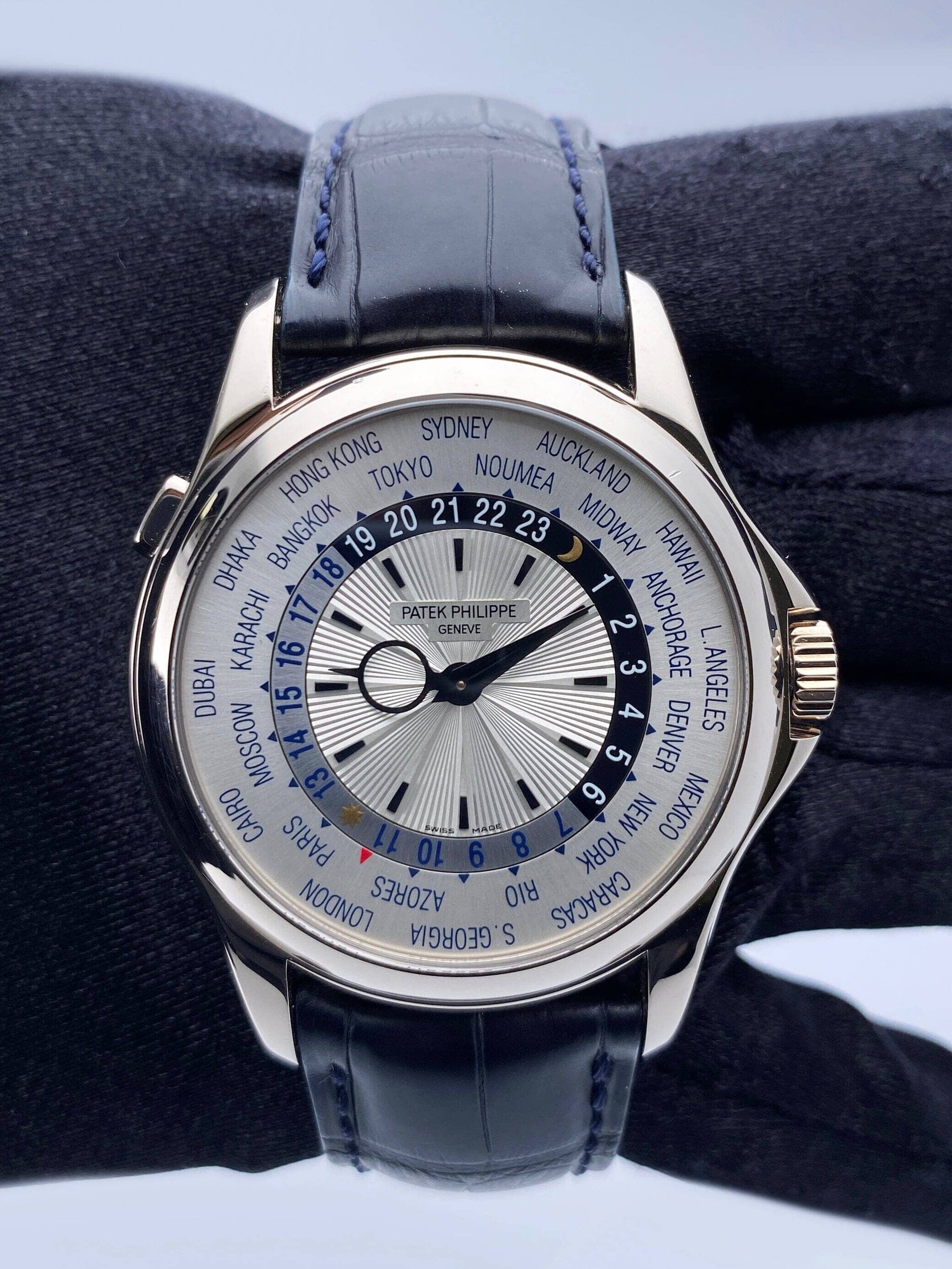 Patek Philippe Complications World Time 5130G Mens Watch - Wristwatch