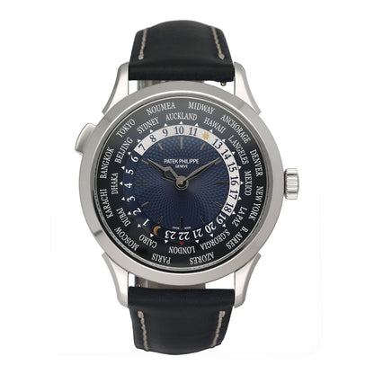 Patek Philippe Complications World Time 5230P Blue Dial Mens Watch Box Papers - Watches