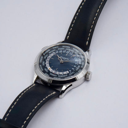 Patek Philippe Complications World Time 5230P Blue Dial Mens Watch Box Papers - Watches
