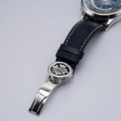 Patek Philippe Complications World Time 5230P Blue Dial Mens Watch Box Papers - Watches