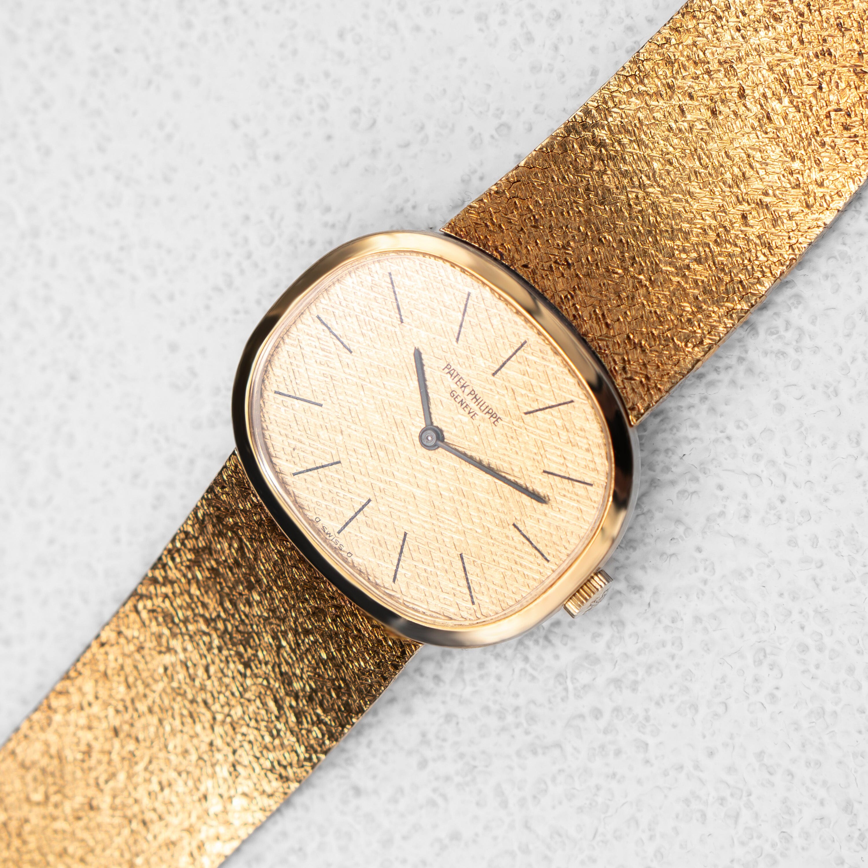 Patek Philippe Ellipse 3545 Champagne Dial Mens Watch | – Phigora