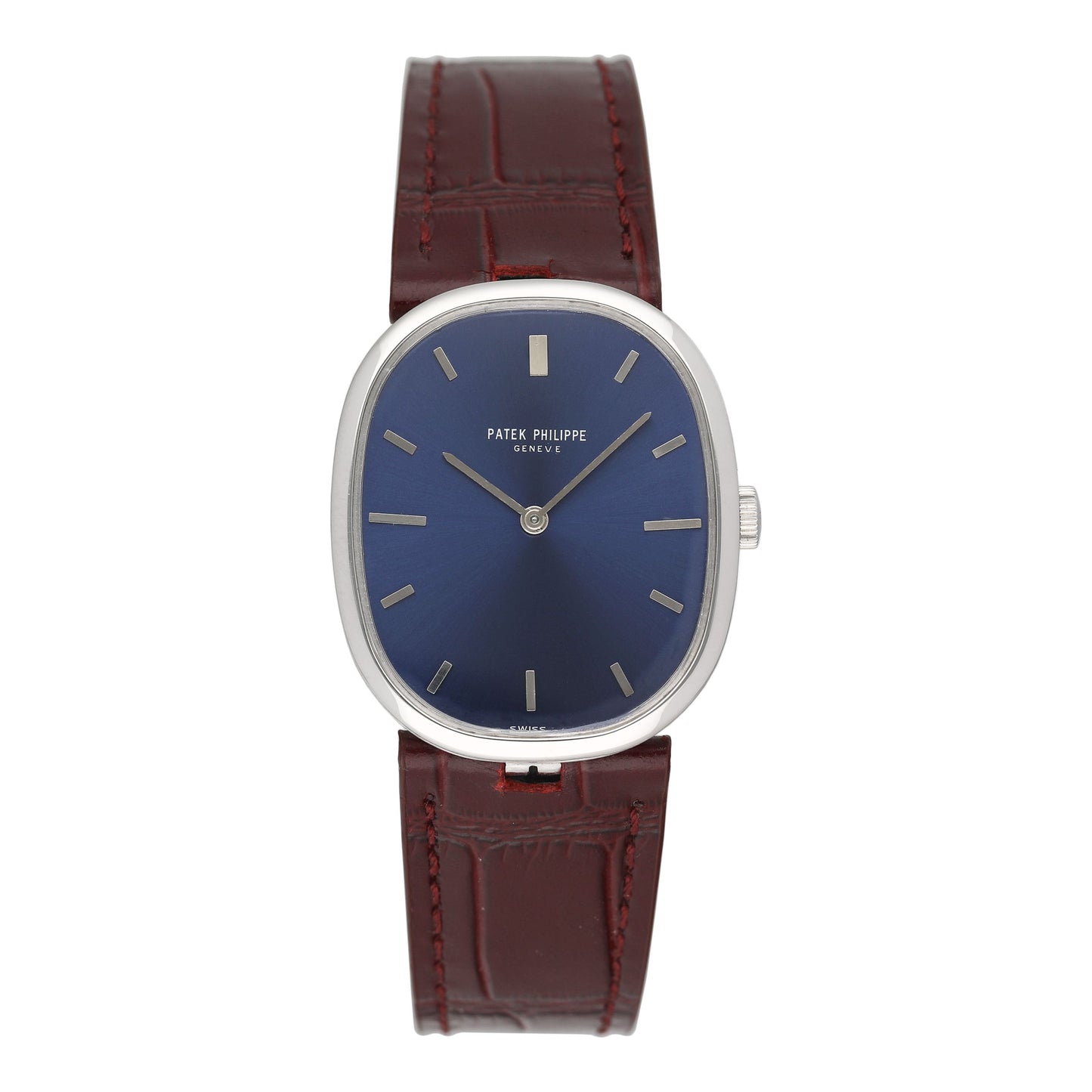 Patek Philippe Ellipse 3584G Blue Dial Ladies Watch