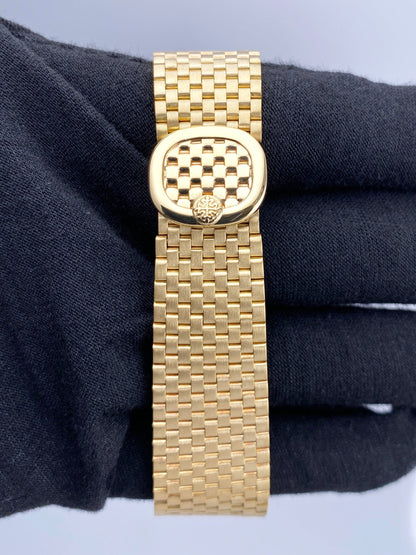 Patek Philippe Ellipse 3747/1 Cream Dial 18K Yellow Gold Mens Watch - Watches