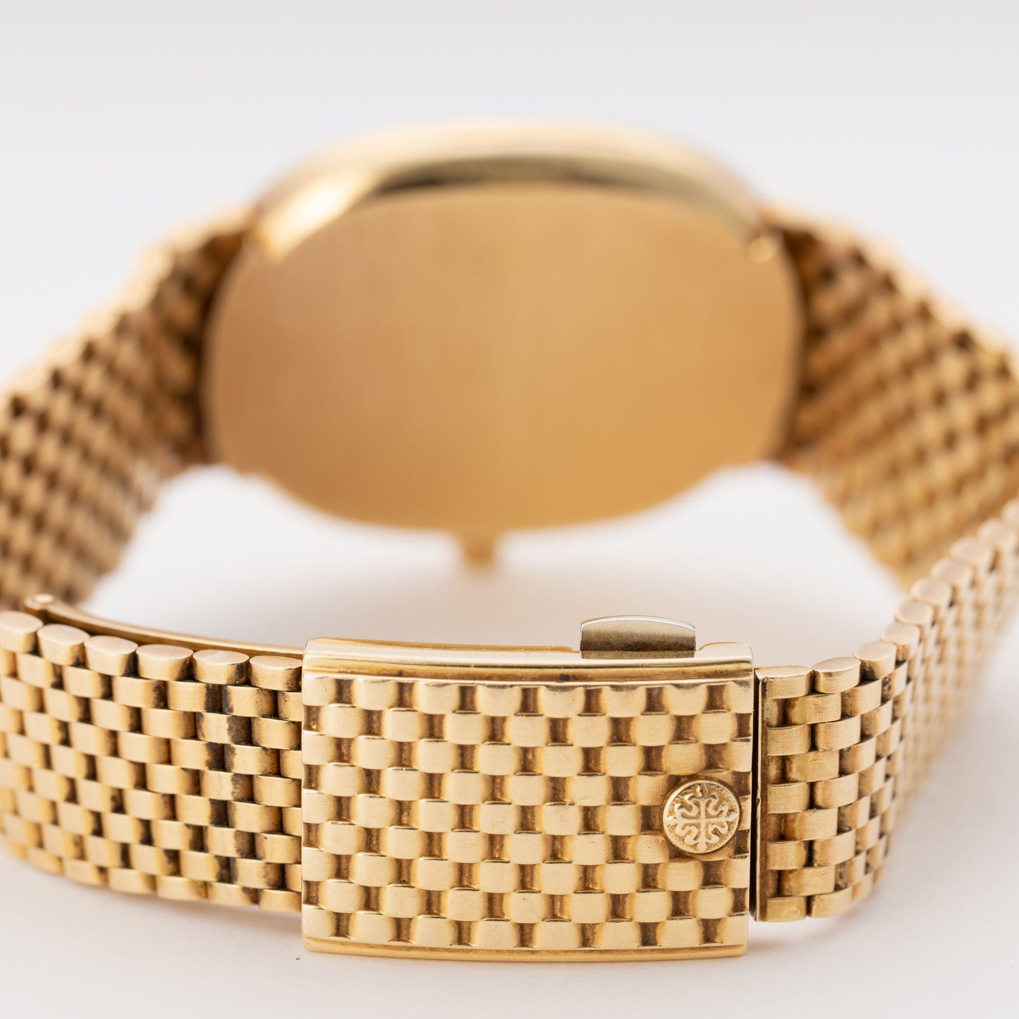 Patek Philippe Ellipse 3838/1 Cream Dial 18K Yellow Gold Mens Watch - Watches