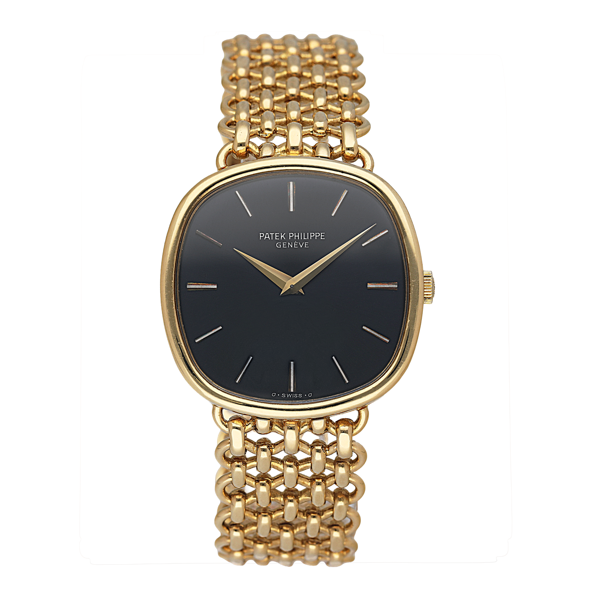 Patek Philippe Ellipse 3844/2J Blue Dial 18K Yellow Gold Ladies Watch - Watches