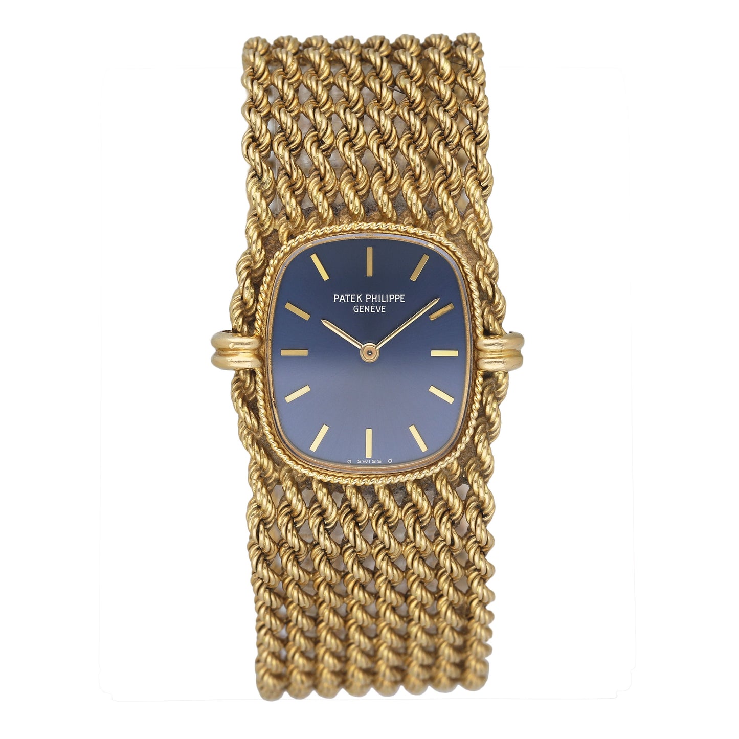 Patek Philippe Ellipse 4266 Blue Dial 18K Yellow Gold Ladies Watch