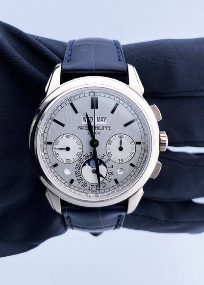 Patek Philippe Geneve 5270G Perpetual Calendar Mens Watch Box Papers - Virtual