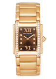 Patek Philippe Geneve Twenty-4 Rose Gold Chocolate Ladies Watch Box Papers - Virtual