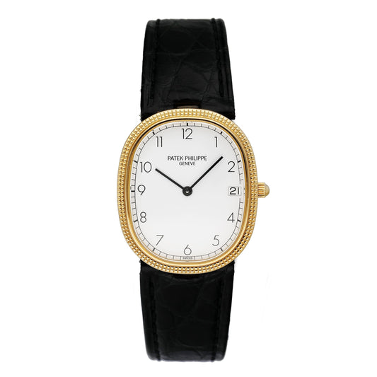 Patek Philippe Golden Ellipse 3988J White Dial Mens Watch - Watches