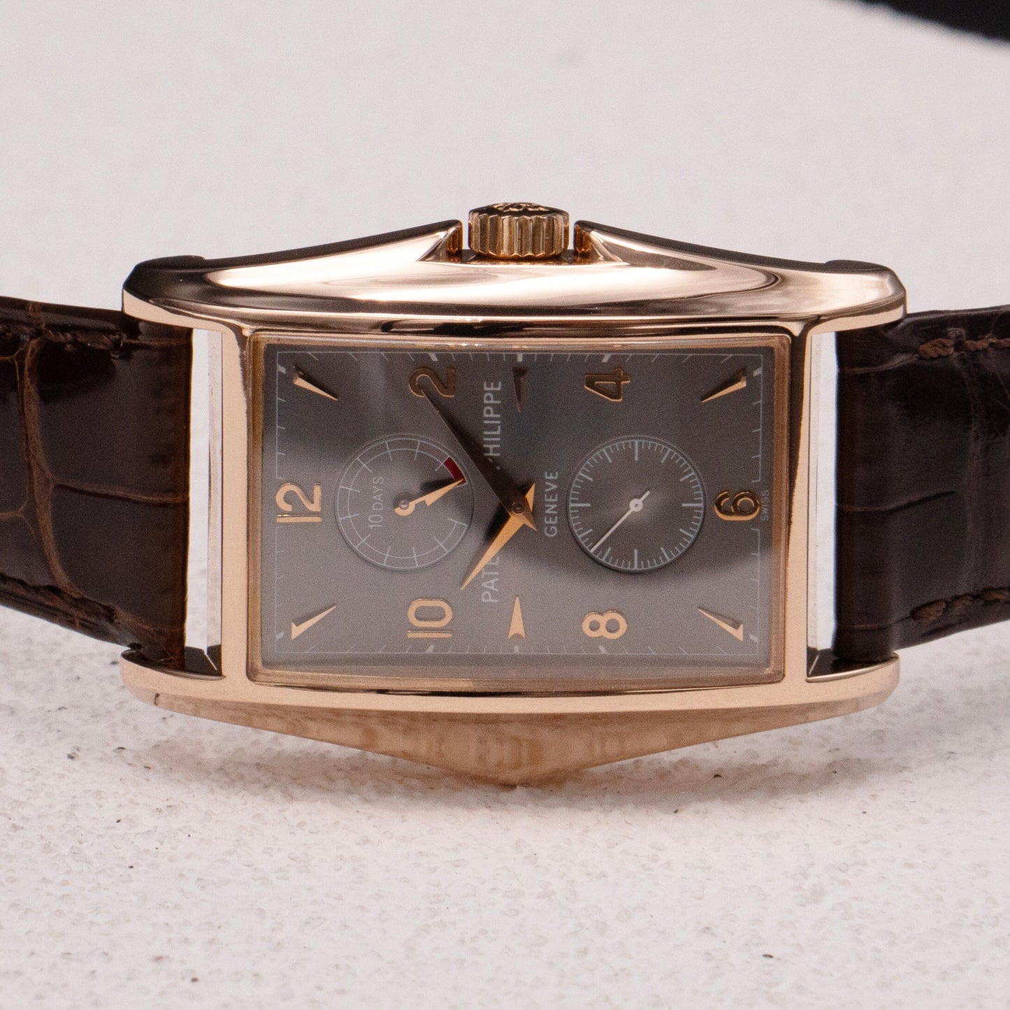 Patek Philippe Gondolo 10-Day 5100R Gray Dial Mens Watch - Watches