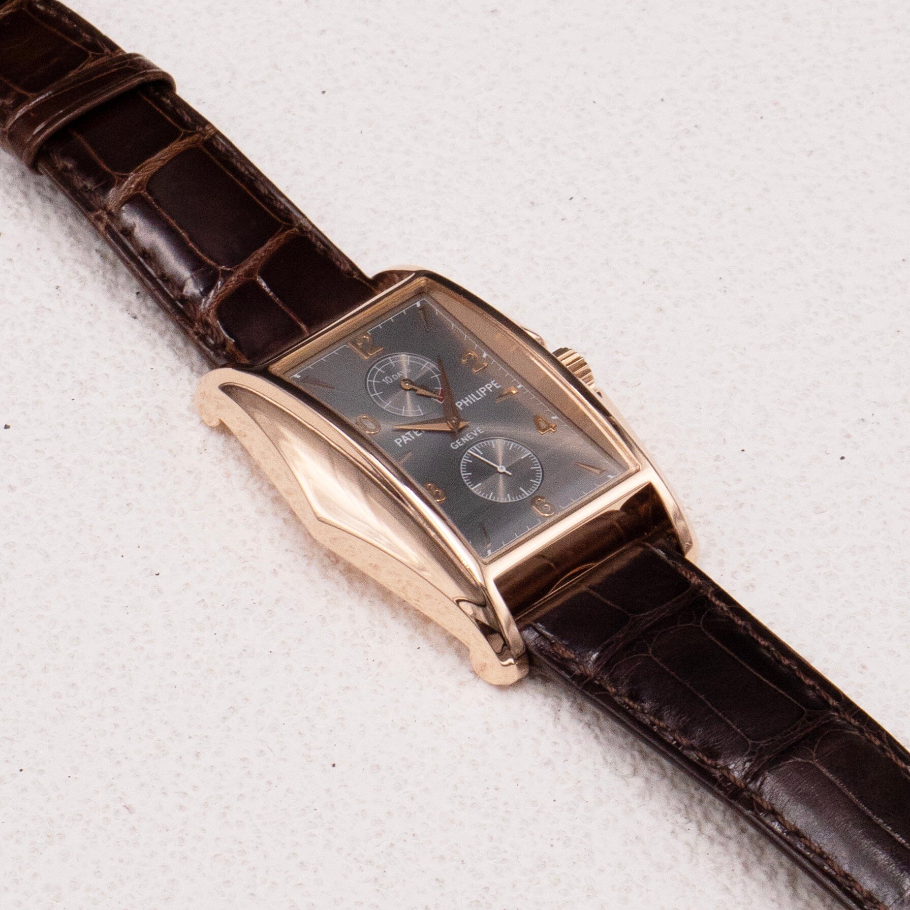 Patek Philippe Gondolo 10-Day 5100R Gray Dial Mens Watch - Watches