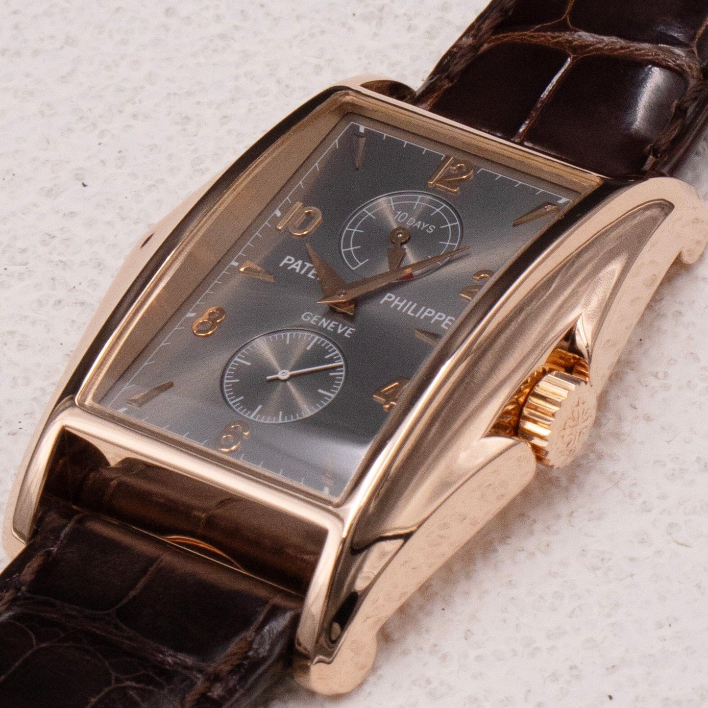 Patek Philippe Gondolo 10-Day 5100R Gray Dial Mens Watch - Watches