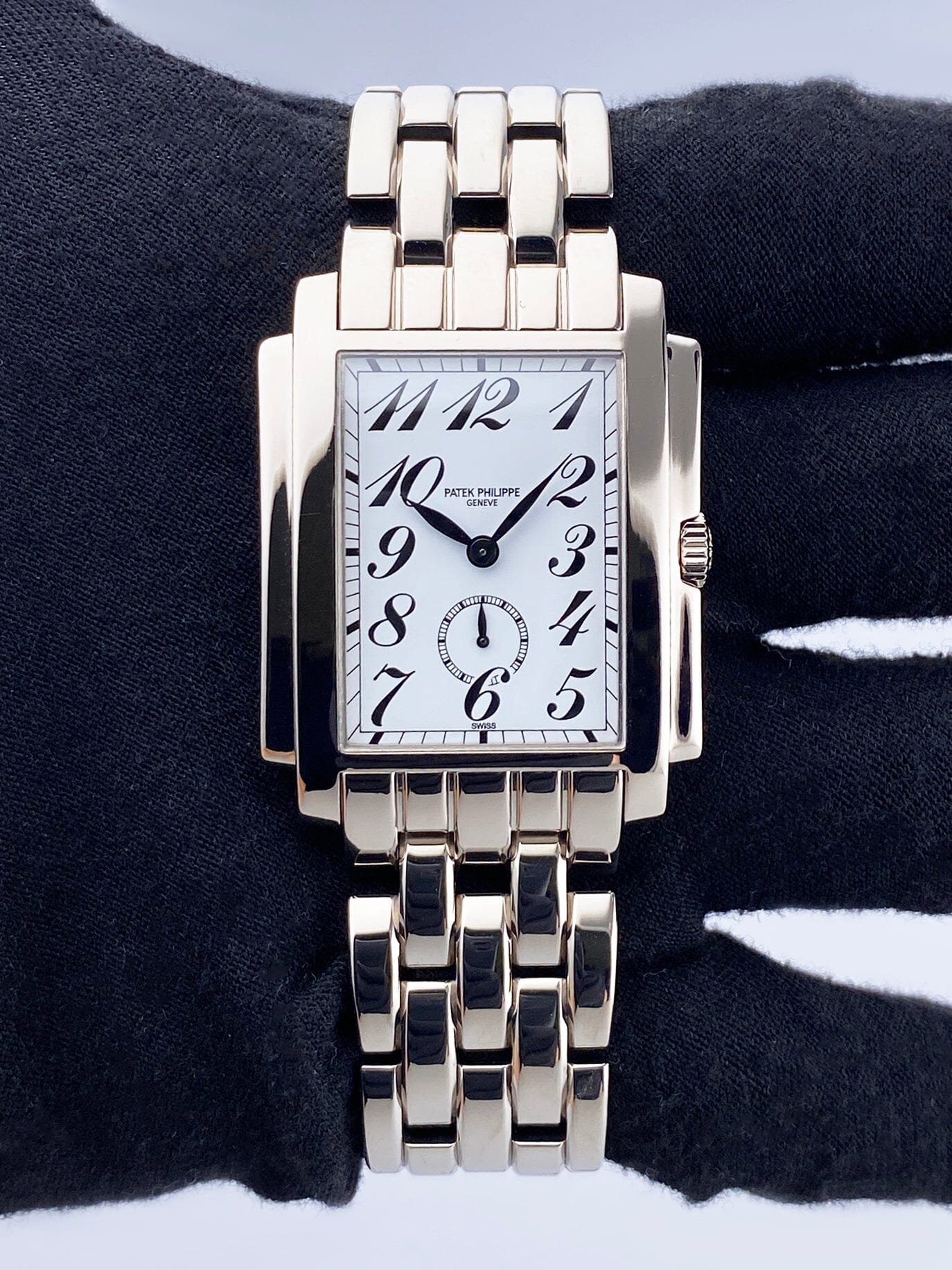 Patek Philippe Gondolo 5024/1G 18K White Gold Mens Watch Box Papers - Watches