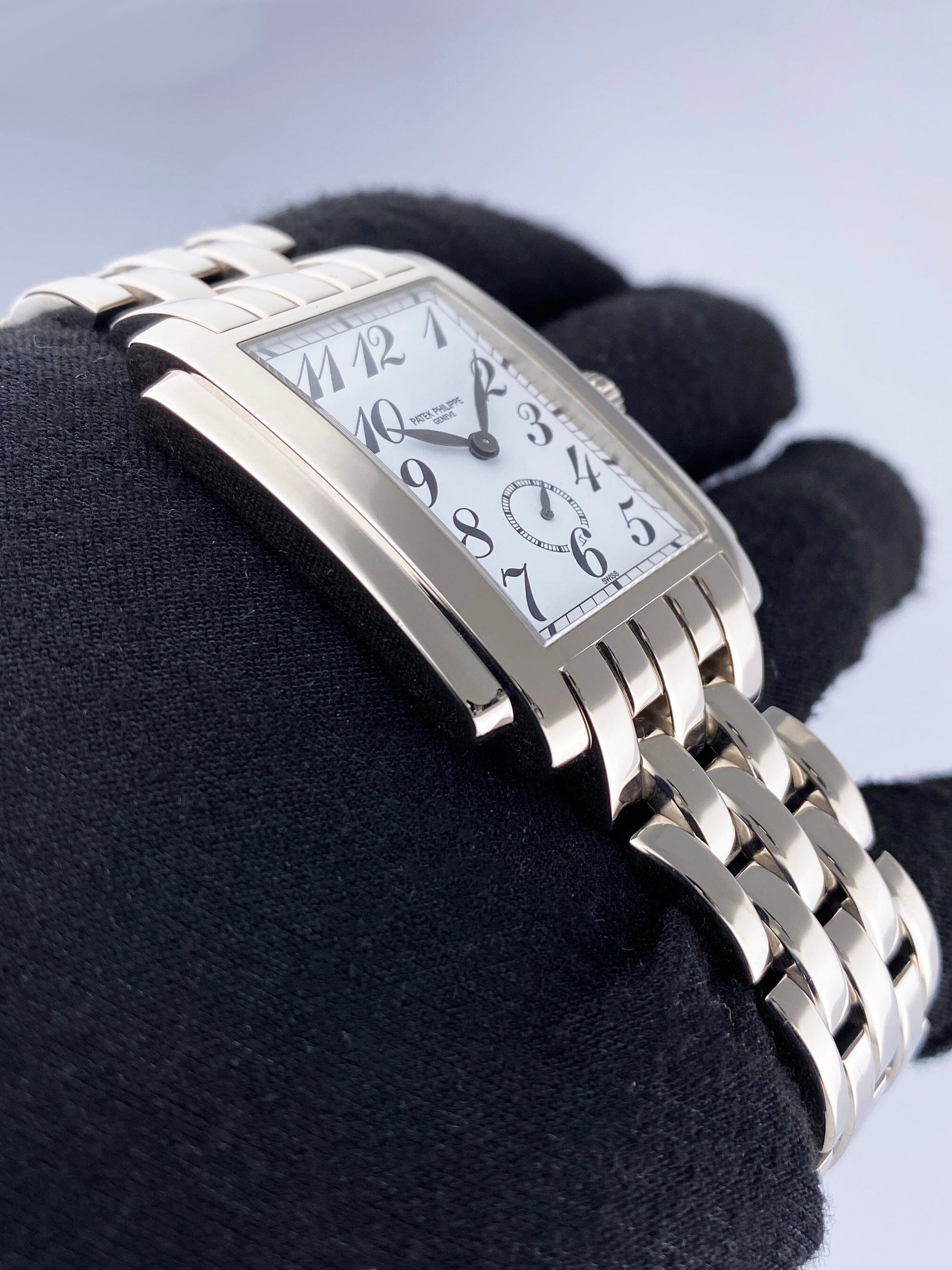 Patek Philippe Gondolo 5024/1G 18K White Gold Mens Watch Box Papers - Watches