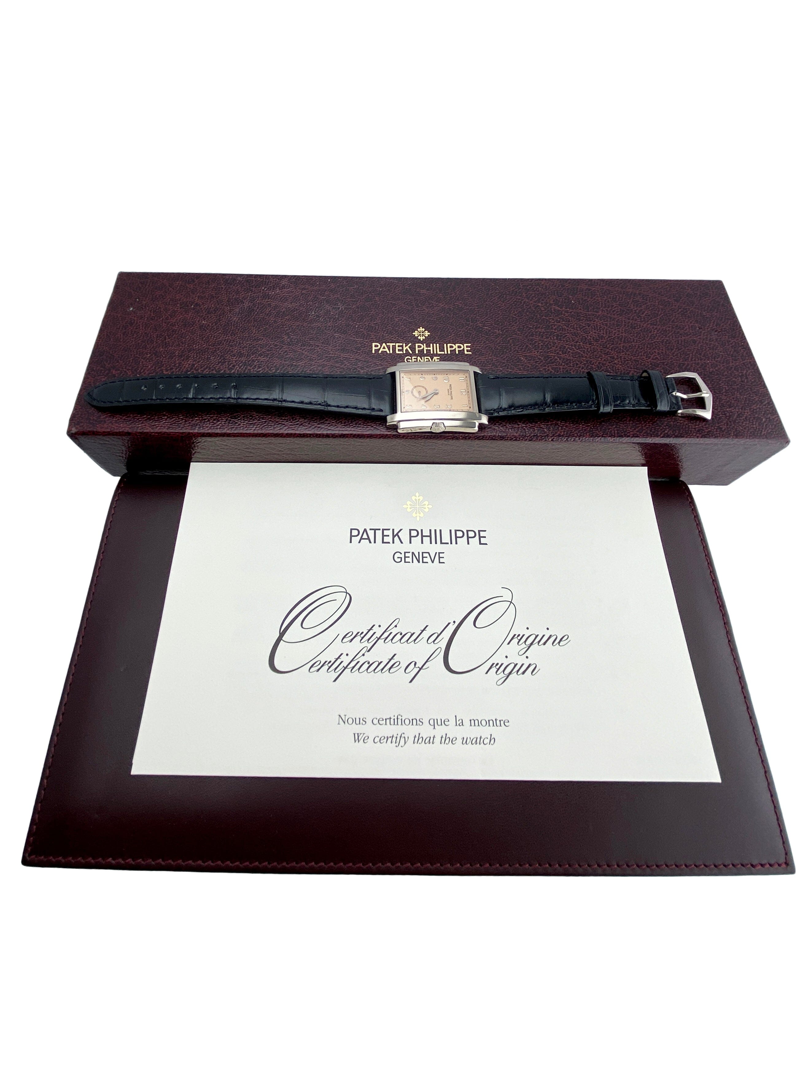 Patek Philippe Gondolo 5024G Salmon Dial Mens Watch Box – Phigora