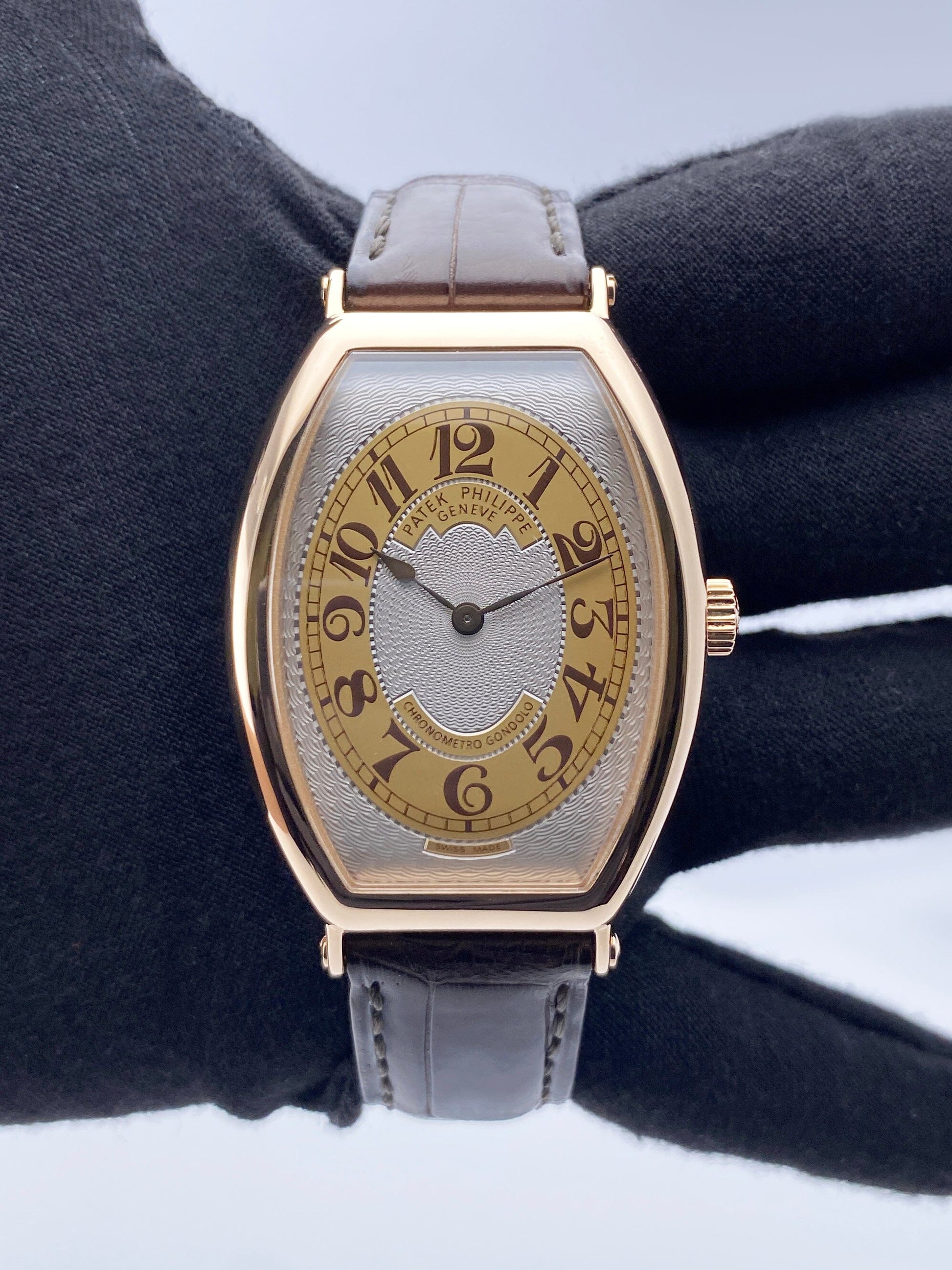 Patek Philippe Gondolo 5098R 18K Rose Gold Mens Watch - Watches