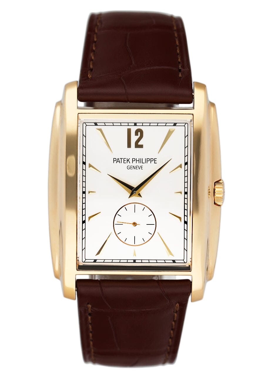 Patek Philippe Gondolo 5124J 18K Yellow Gold Mens Watch With Archives - Watches