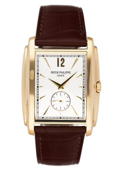 Patek Philippe Gondolo 5124J 18K Yellow Gold Mens Watch With Archives - Watches