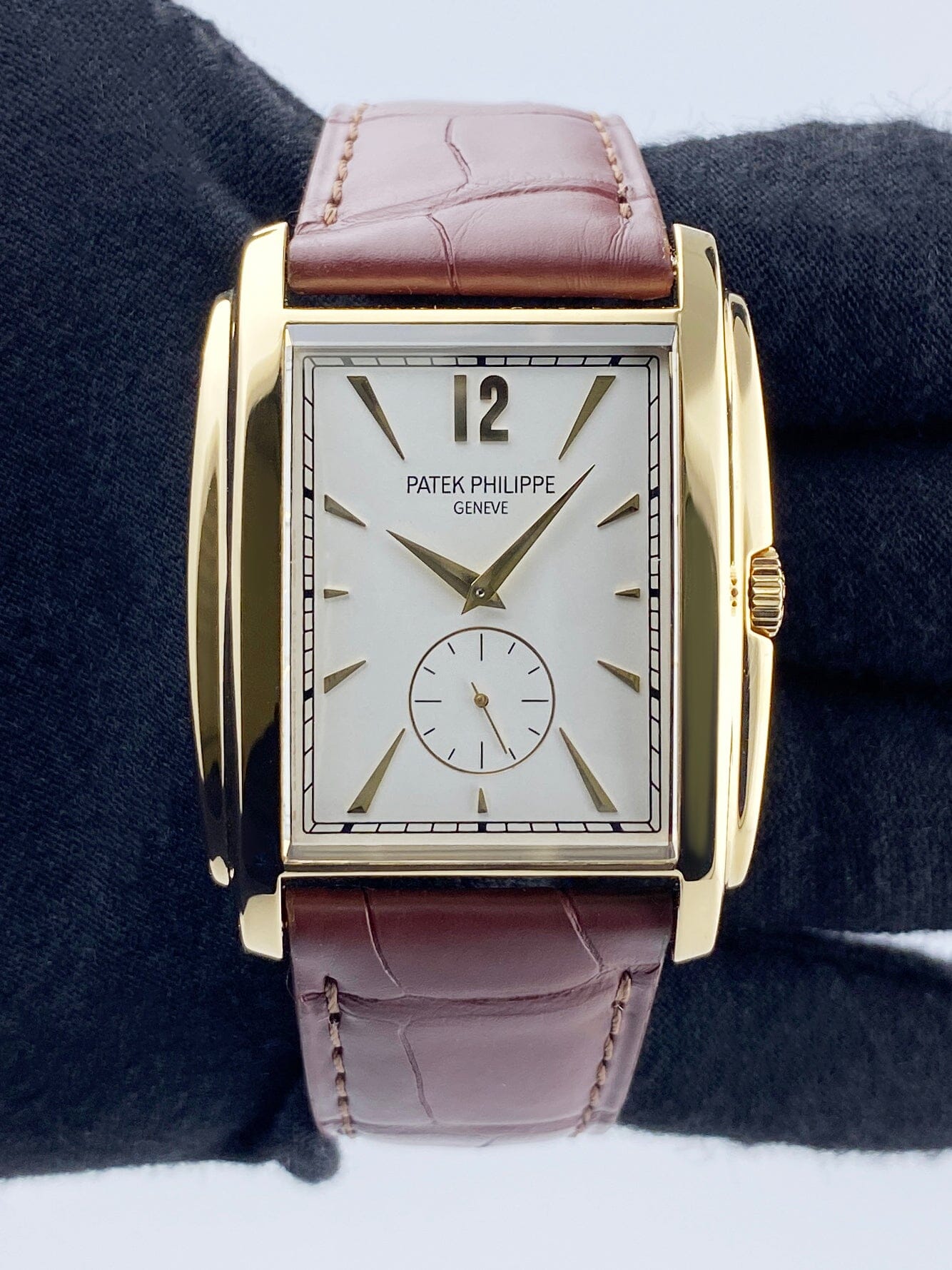 Patek Philippe Gondolo 5124J 18K Yellow Gold Mens Watch With Archives - Watches
