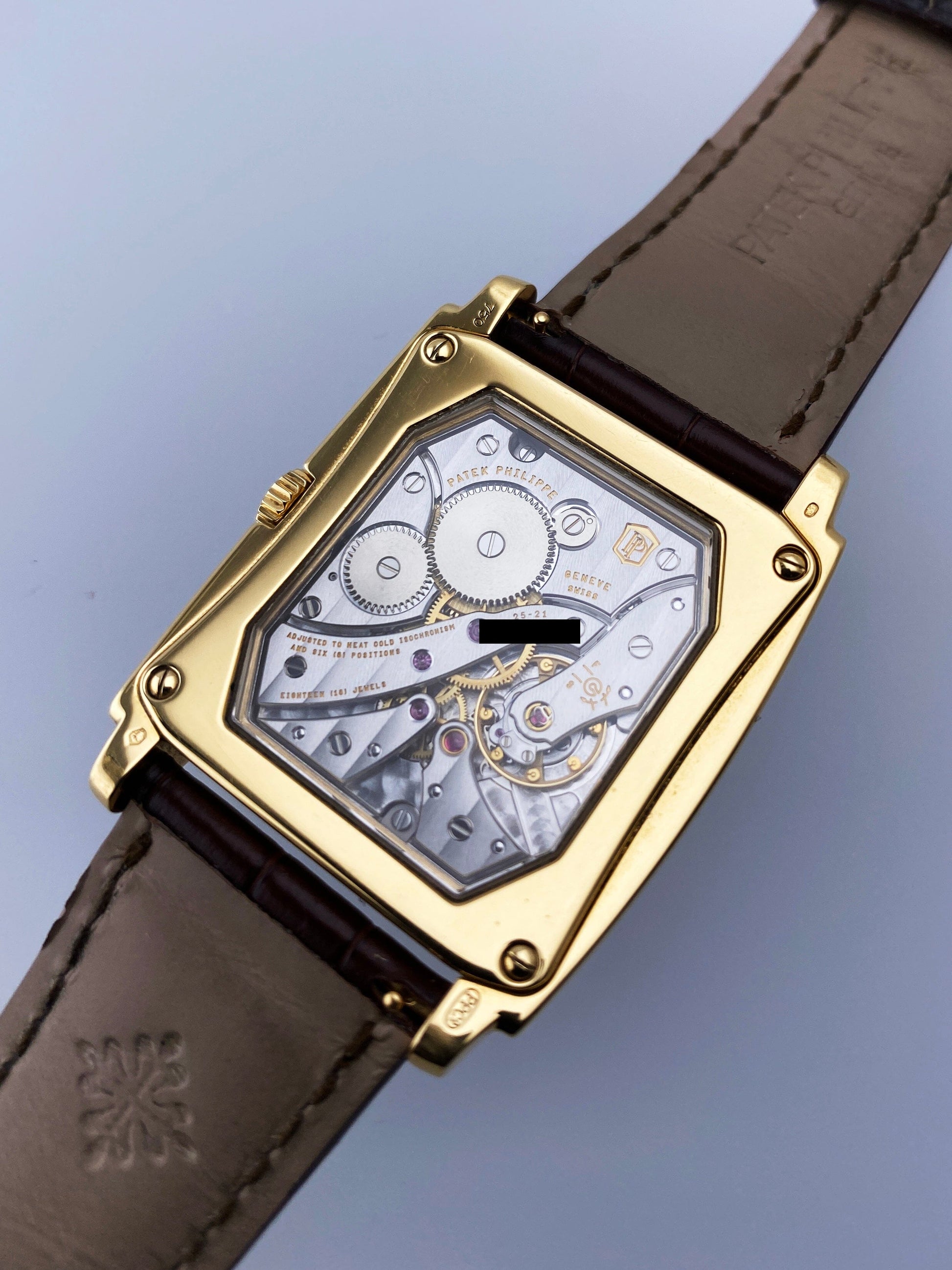Patek Philippe Gondolo 5124J 18K Yellow Gold Mens Watch With Papers - Wristwatch