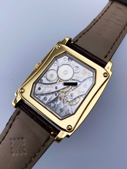 Patek Philippe Gondolo 5124J 18K Yellow Gold Mens Watch With Papers - Wristwatch
