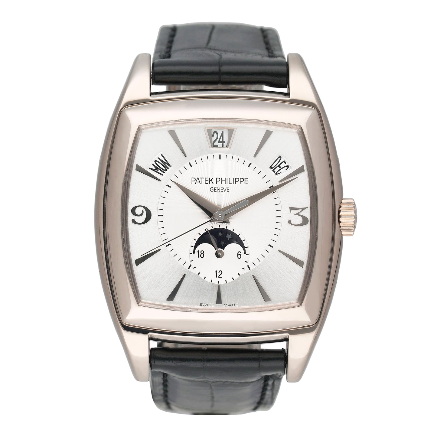 Patek Philippe Gondolo Calendario 5135G Silver Dial Mens Watch