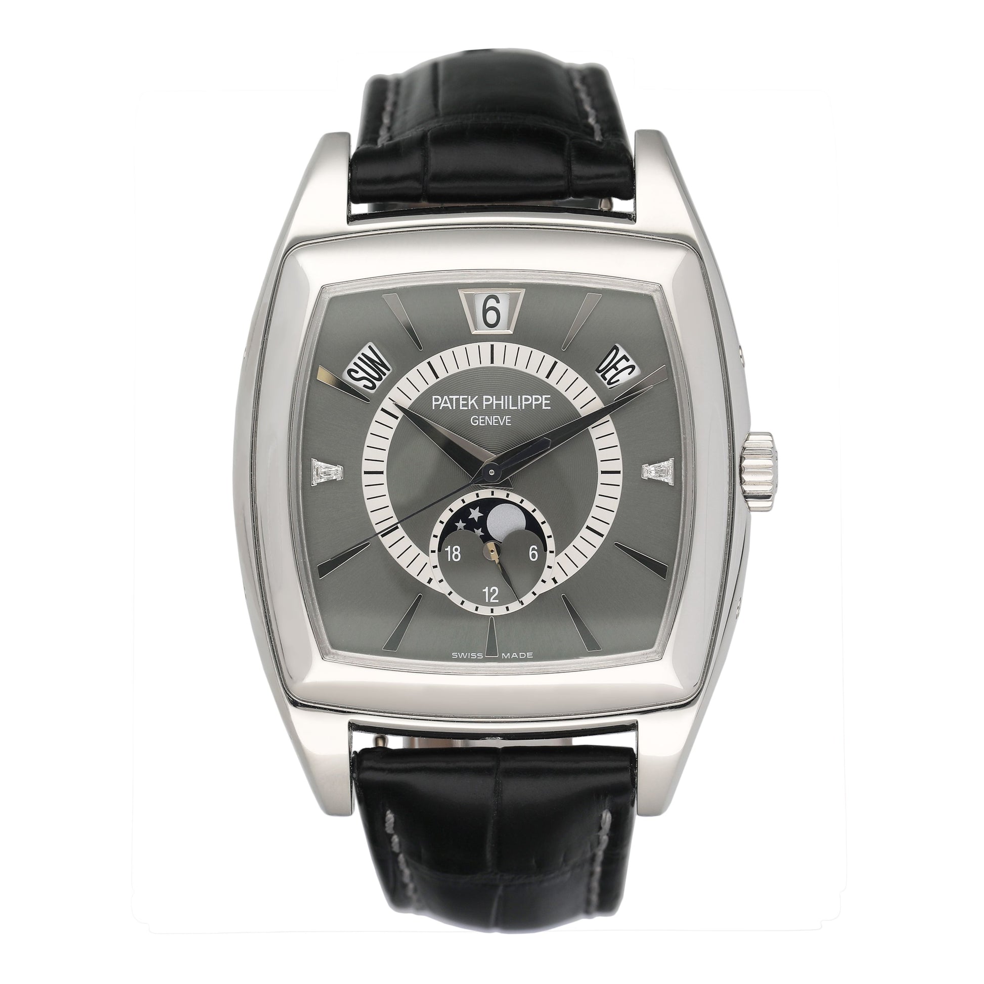 Patek Philippe Gondolo Calendario 5135P Gray Dial Mens Watch - Watches