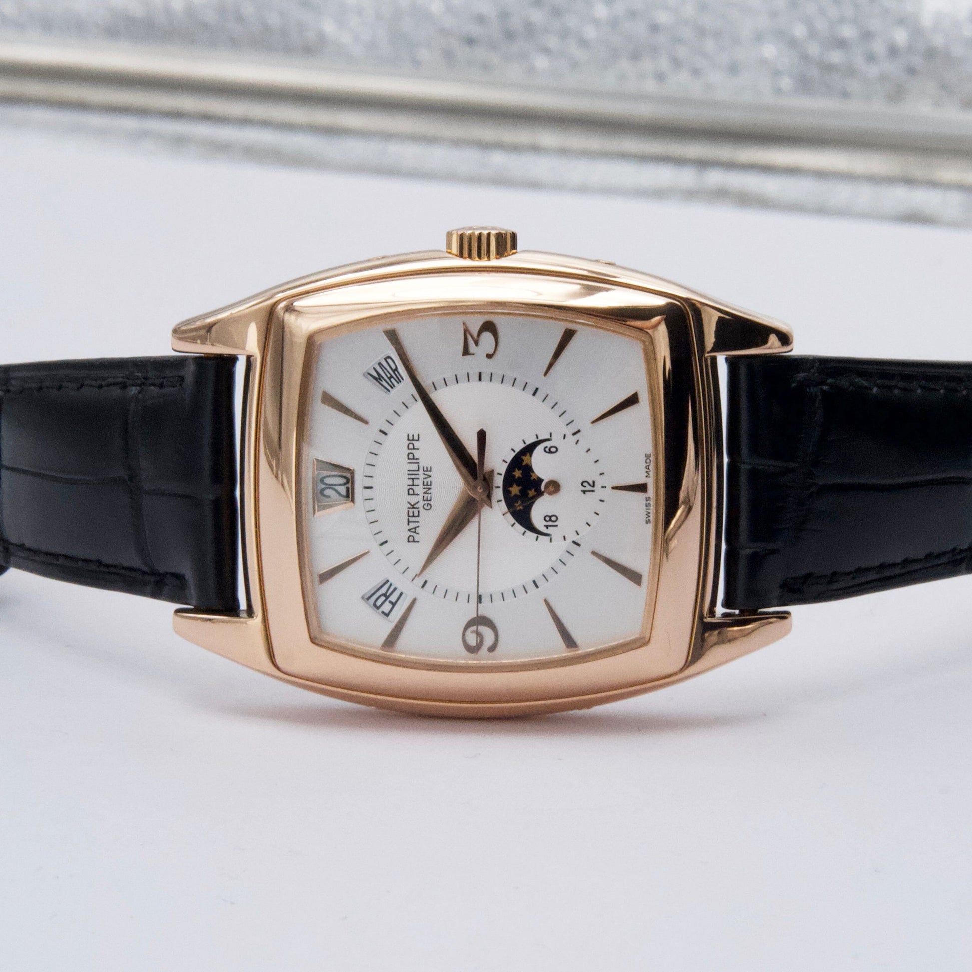 Patek Philippe Gondolo Calendario 5135R Silver Dial Mens Watch - Watches