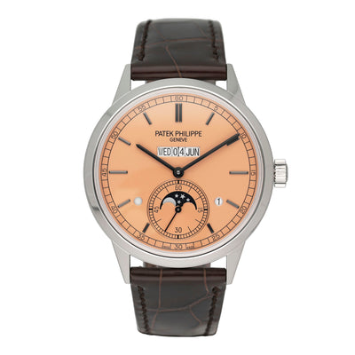 Patek Philippe Grand Complications 5236P Perpetual Calendar Salmon Dial Mens Watch Box Papers - Watches