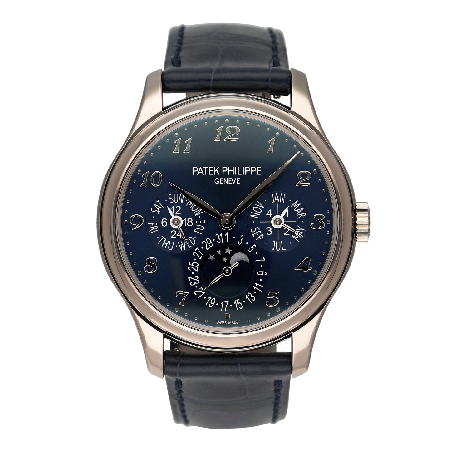 Patek Philippe Grand Complications 5327G Blue Dial Mens Watch Box Papers - Watches