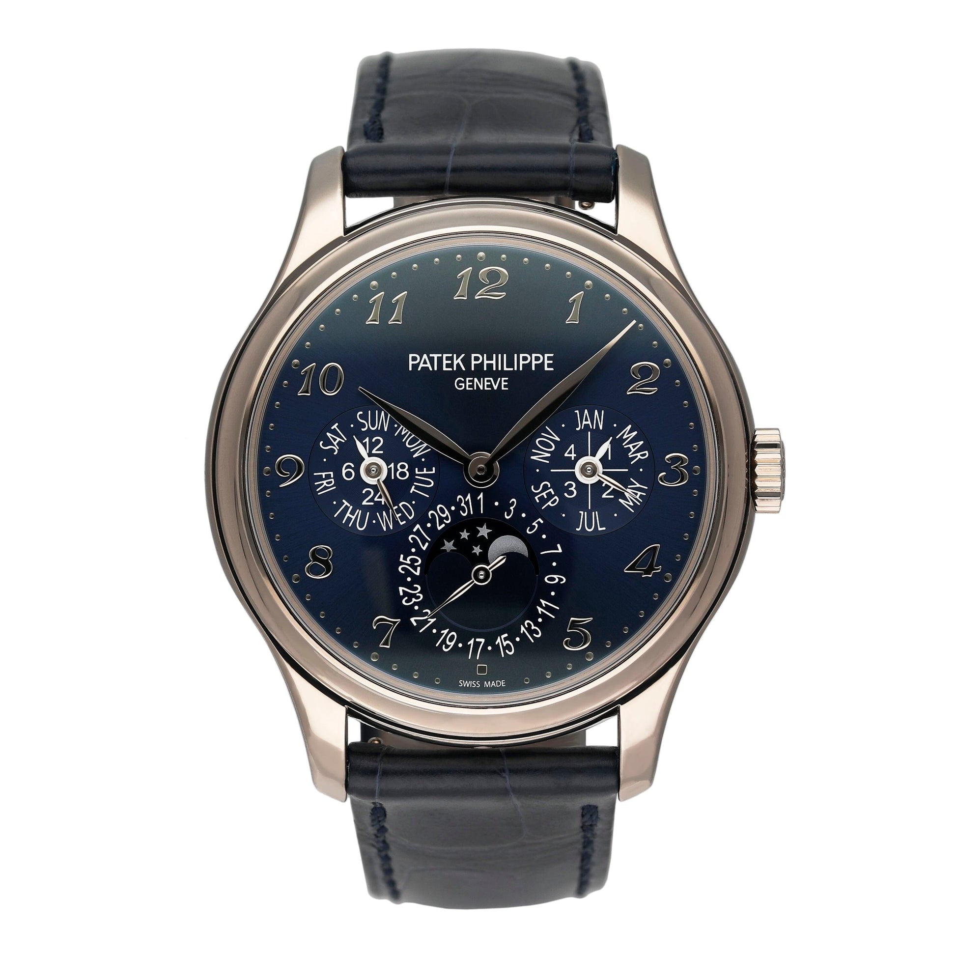 Patek Philippe Grand Complications 5327G Blue Dial Mens Watch Box Papers - Watches